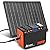 Takki 88Wh Solar Generator Camping Portable Power Station with Solar Panels 21W Included, 120W Peak Solar Charger Power Bank AC DC USB Ports for Camping Emergency Tent Outdoor Trip