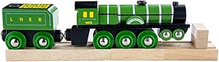 Bigjigs Rail Flying Scotsman Toy Train - Compatible with Most Major Wooden Railway & Train Set Brands, Replica Bigjigs Trains, Bigjigs Train Accessories