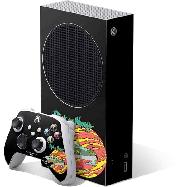 Skinit Decal Gaming Skin Compatible with Xbox Series S Bundle - Officially Licensed Adult Swim Rick and Morty Family Wagon Design