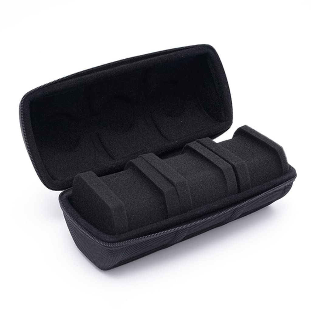 KSTUFF Uhren-Aufbewahrungsbox, stoßfest und stoßfest, tragbare Uhrentasche, Uhren-Rolletui für Herren, Display-Halter, Ständer Vision