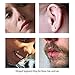 BodyJ4You Piercing Ring Hinged Segment Clicker 18G Hoop Earrings 8mm Surgical Steel Tragus Nose Daith Ear