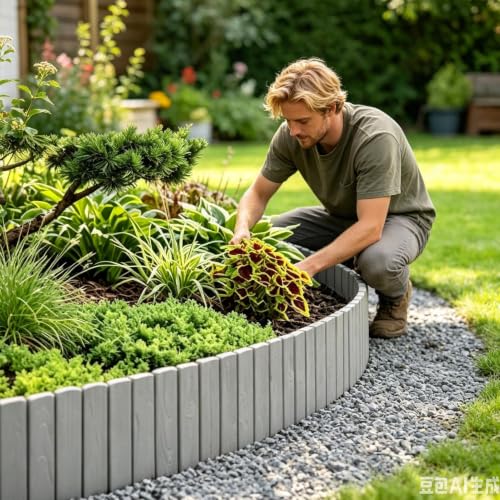Clôture décorative courte haut de gamme pour structurer vos plantes