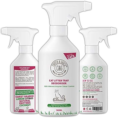 C&G Cat Litter Tray Deodoriser 500ml Cover