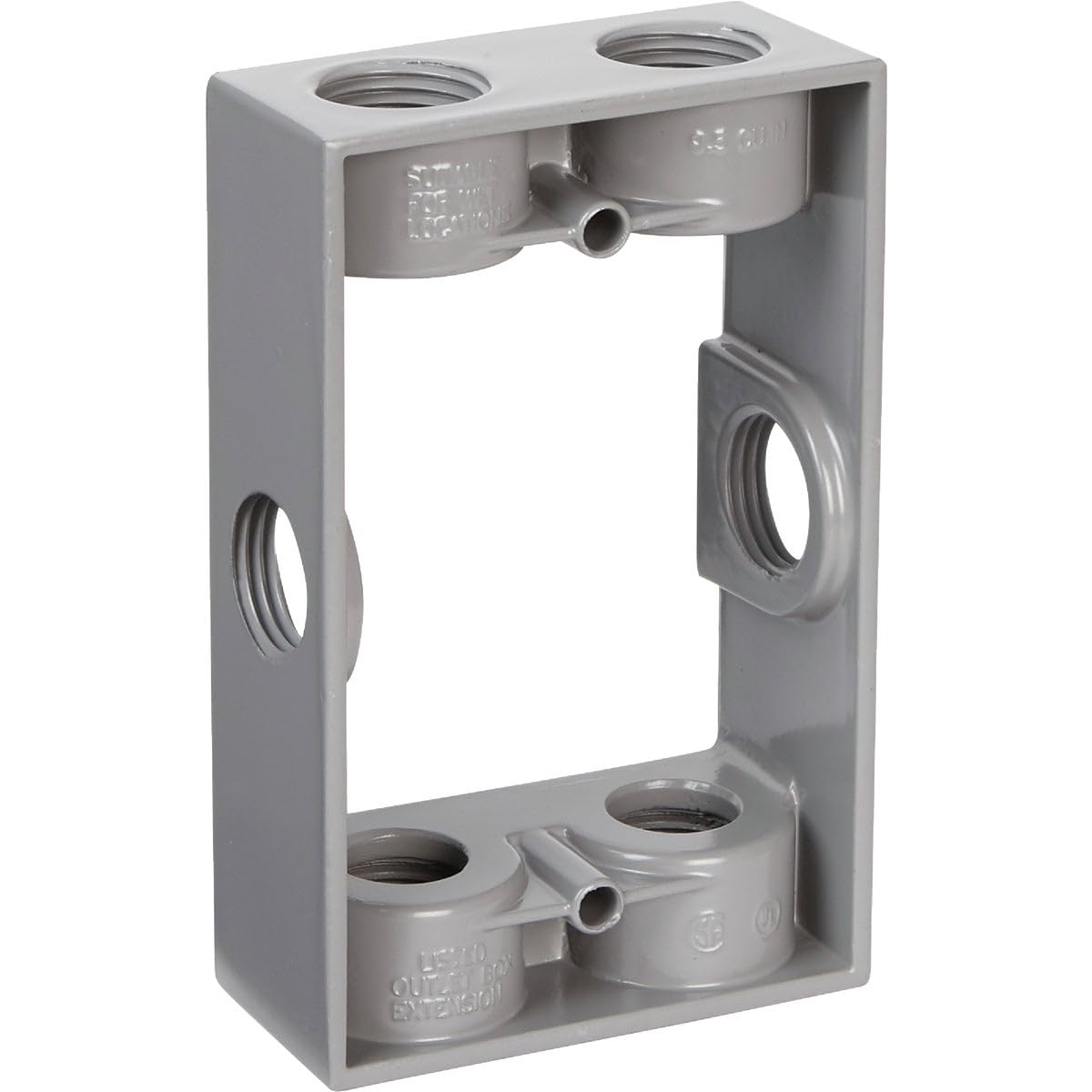 Hubbell wc-596 8個セット　カバー付 Hubbell 5400-5 Extension Box Adapter, 1 Gang, 9.5 Cu-in, 5-1/4 in