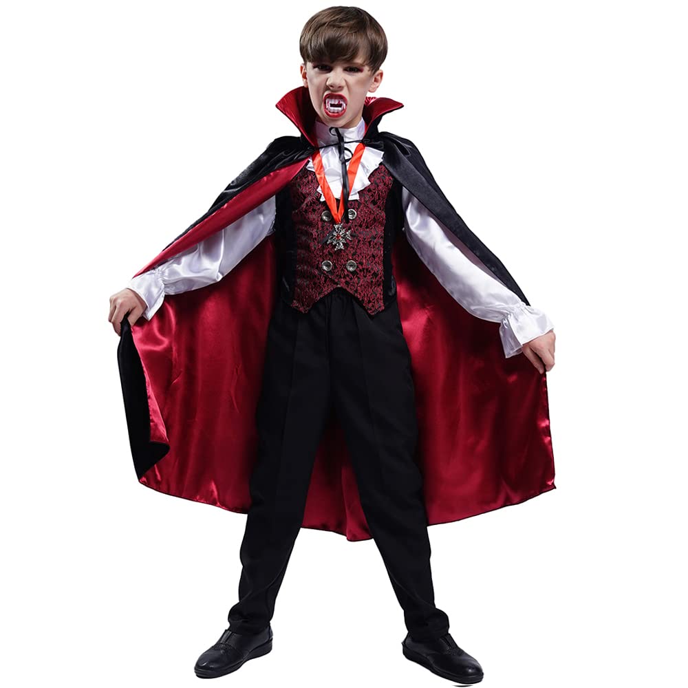 DSplayBoy Scary Vampire Costume Cosplay Halloween for Kids