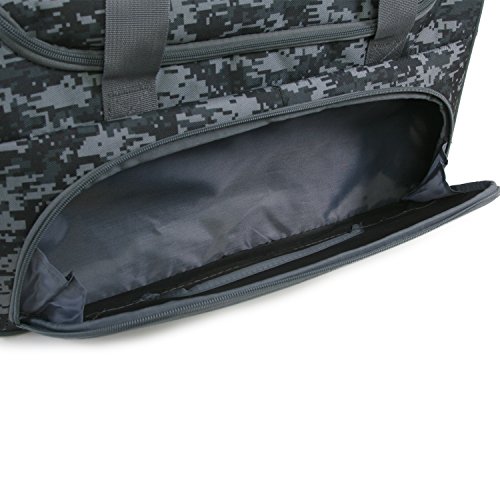 Fila Source Sm Travel Gym Sport Duffel Bag, Black Digi Camo, One Size