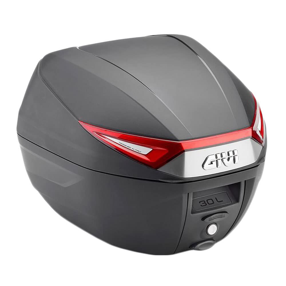 GIVI BAULETTO 30L NERO CATADIOTRO ROSSO