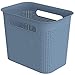 Produktbild Rotho Brisen schmale Aufbewahrungsbox 7l mit 2 Griffen, Kunststoff (PP) BPA-frei, horizon blau, 7l (26,2 x 18,0 x 21,1 cm)