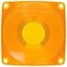 Grote 90743 Yellow Stop Tail Turn Replacement Lenses (Two Stud Lens)