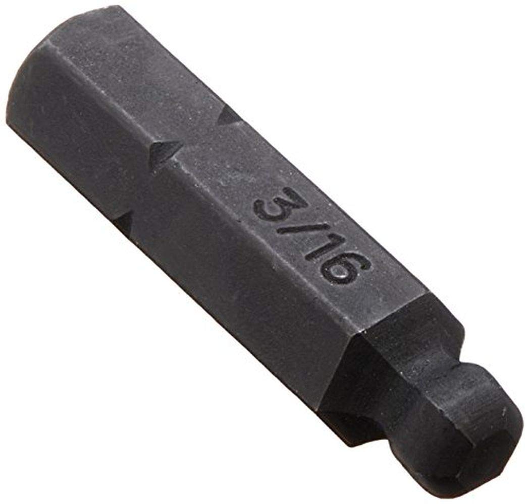 BONDHUS, BI3/16 BALLEND HEX Insert BIT, 3/16", 11010