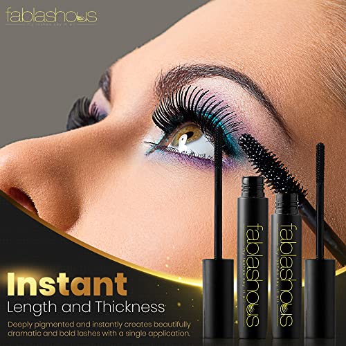 The Original Fablashous 3D Thickening and Lengthening Black Natural Green Tea Fibre Lash Mascara Extensions In Luxury Embossed Patterned Display Case - Image 5