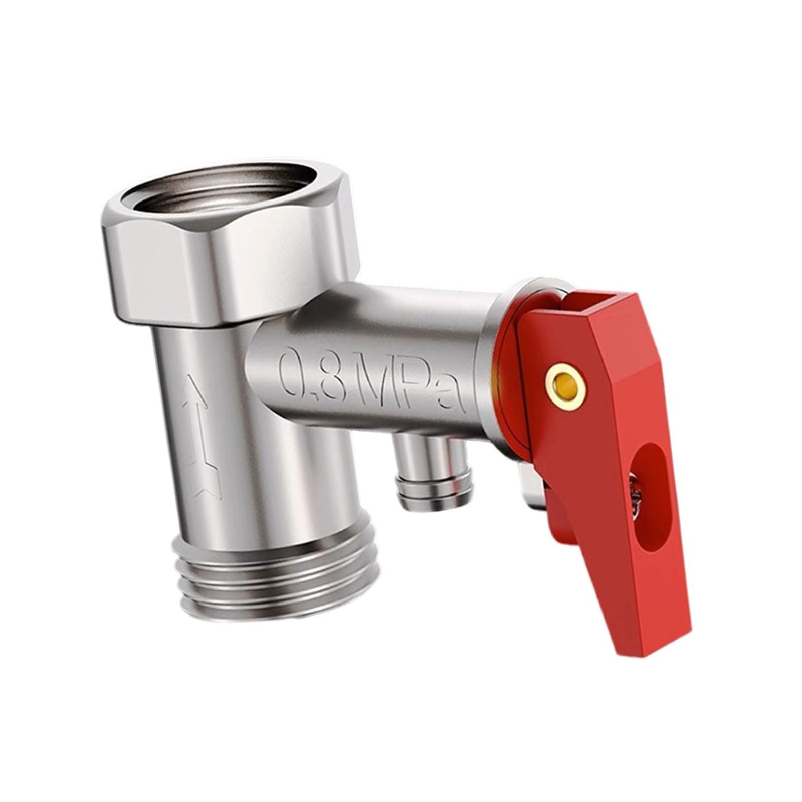 Water Heater Valves Brass Universals Pressure Relief Valves 1 / 2inch Electric Waters Boiler Regulator Universals Pressure Relief
