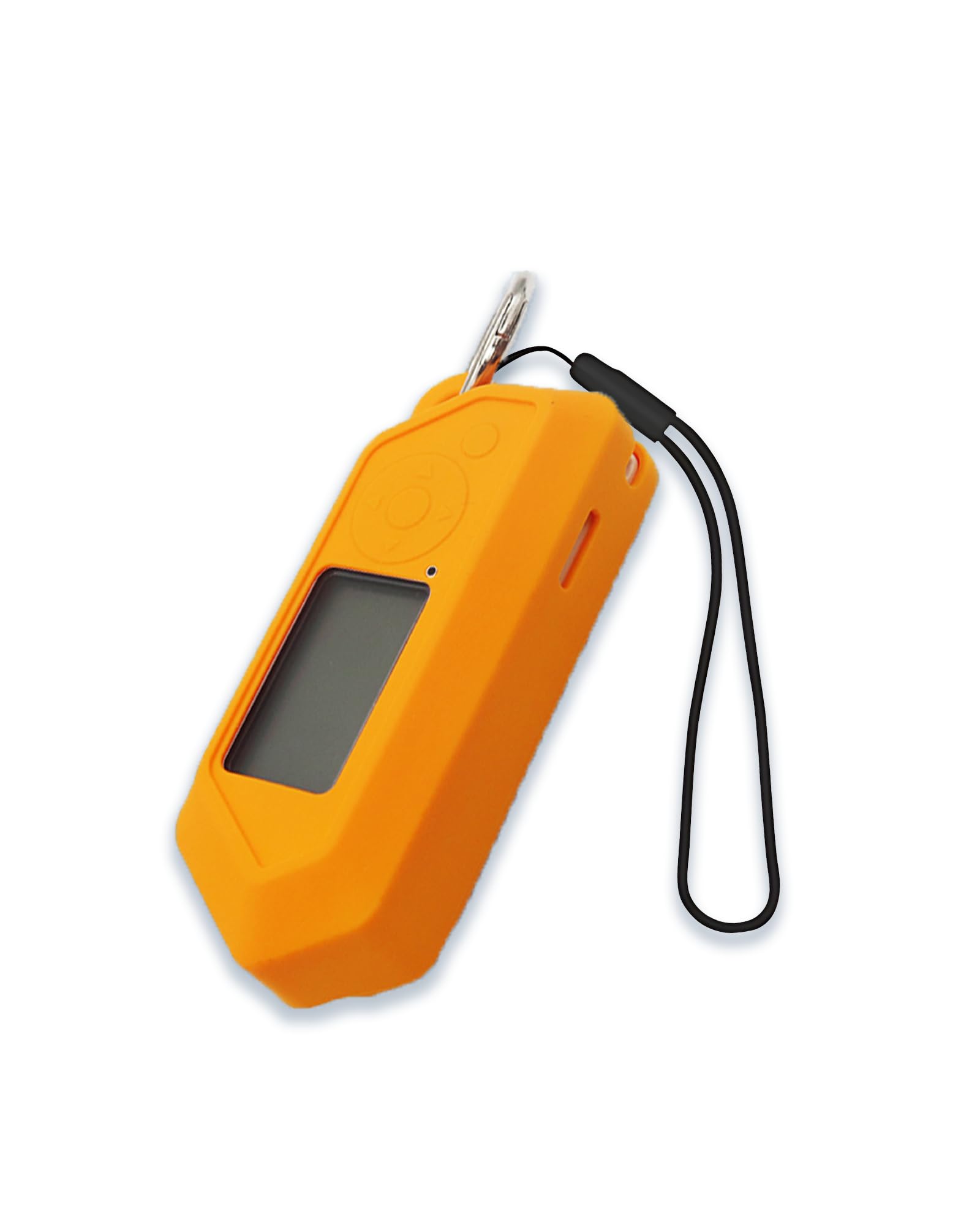 Silicone Case for Flipper Zero,Full Protective Cover for Flipper Zero Device, Anti-Scratch Protective Cover with Carabiner and Lanyard,Orange