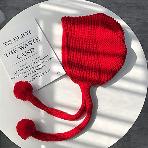 Casquette chapeau tricotée avec visière contre le froid d'hiver