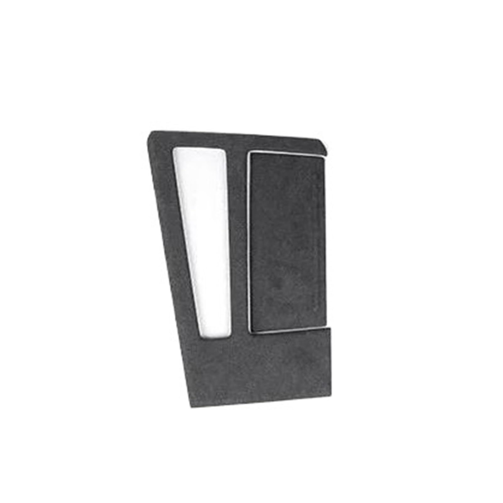 Fcaopcwama Gear Panel Black For Audi A6 C8 A7 Rs7 2019-2024 Suede Overlay Panels On Dashboard Armrest Gear Control And Doors Car Armrest Storage Box