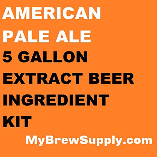 American Pale Ale Homebrew 5 gallon Beer Extract Ingredient Kit by My Brew Supply