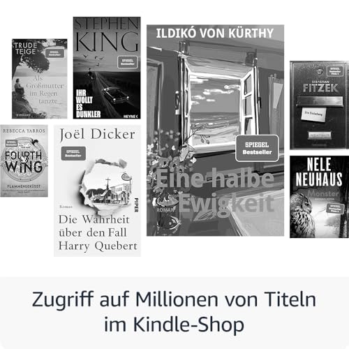 Amazon Kindle Paperwhite (neueste generation) – Unser schnellster Kindle, mit neuem 7-Zoll-Display und wochenlanger Akkulaufzeit – 16 GB – mit Werbung – schwarz