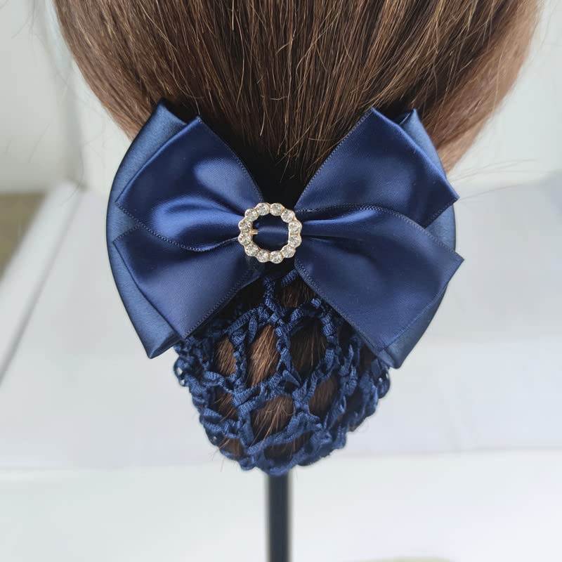 Filet à Chignon Satin/cristal Noir - Pour Ballet, Patinage, Spectacle - Neuf Avec étiquette