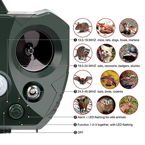ZOVENCHI Ultrasonic Animal Pest Repeller Review Solar Panel America