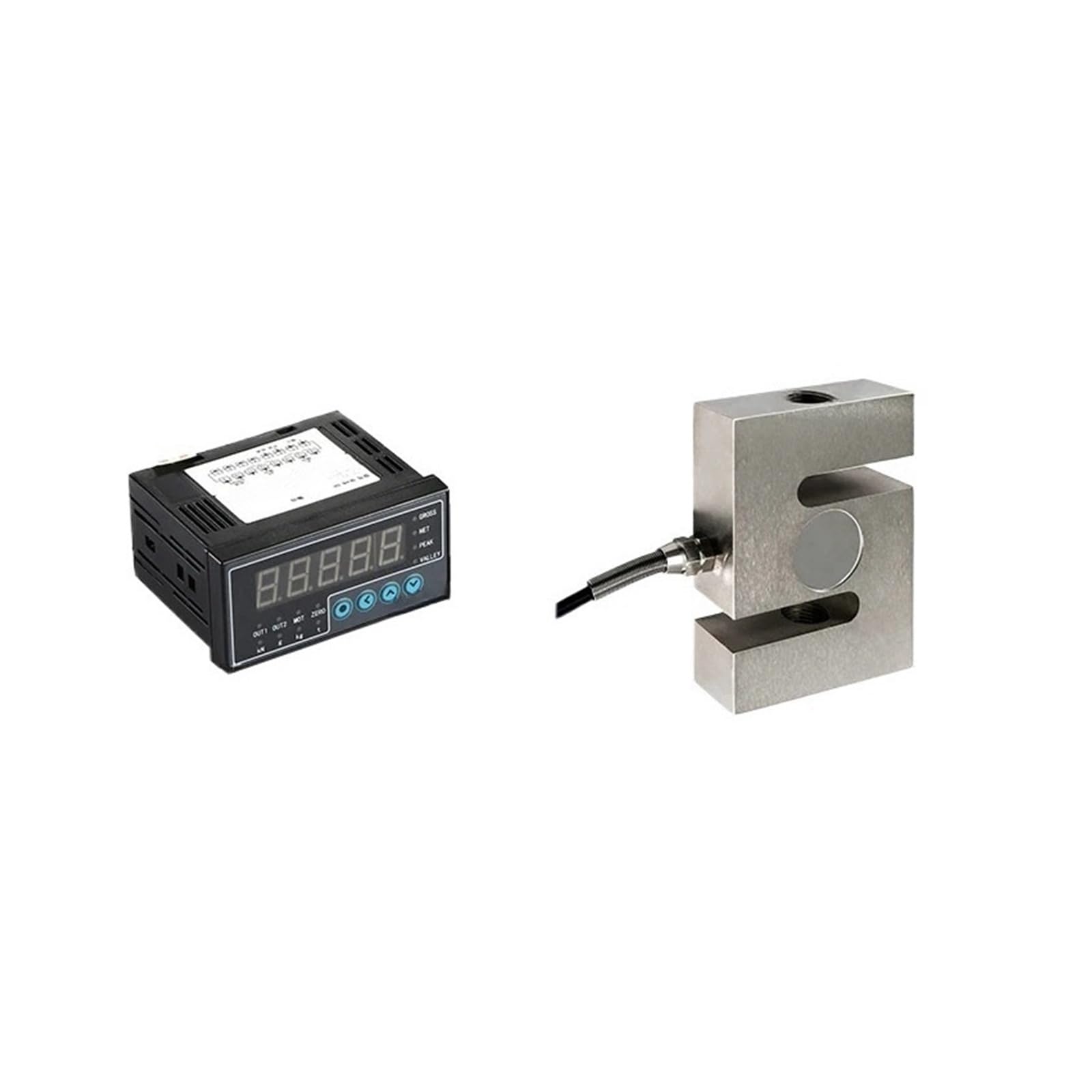 MXXDMOPD Indicator Display+Load Cell S-Type Pressure Sensor(100KG)