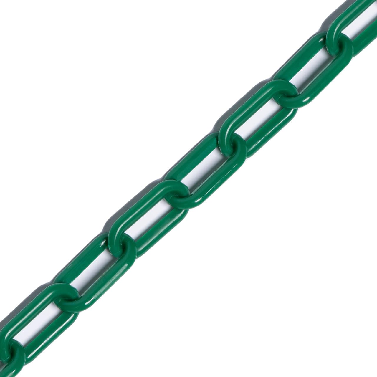 Nws Green 5M/25M Plastic Chain Barrier – 6Mm/8Mm Thickness | 8X Vibrant Colours (6Mm, 25M, )
