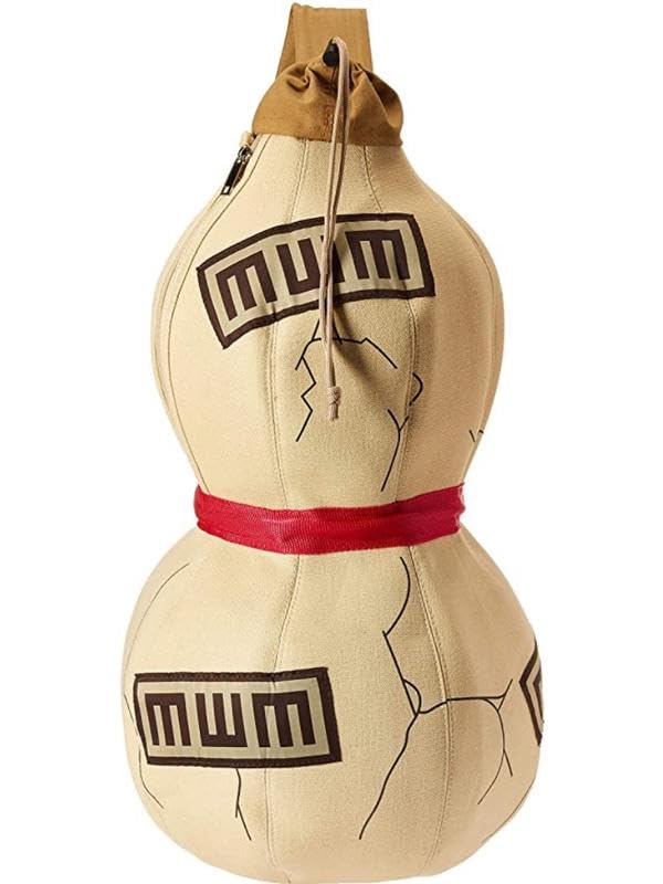 Anime World Naruto Gaara's Gourd Sand Bag Gaara Backpack Gym Backpack