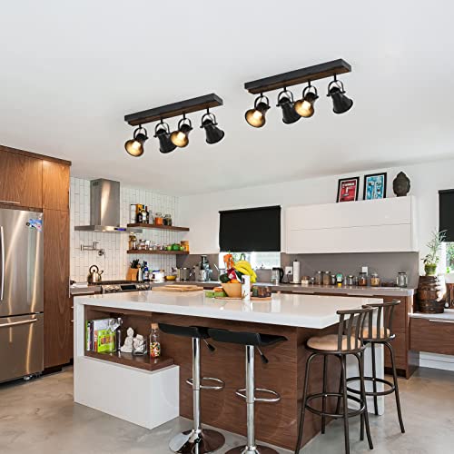 SEEBLEN-4-Light-Kitchen-Light-Fixtures-CeilingWall-Mount-Adjustable-Ceiling-SpotlightIndustrial-Black-Kitchen-Track-Lighting-Fixtures-Ceiling-for-Living-Room-Dining-Room-HallwayBathroom SEEBLEN 4 Light Kitchen Light Fixtures CeilingWall Mount Adjustable Ceiling SpotlightIndustrial Black Kitchen Track Lighting Fixtures Ceiling for Living Room Dining Room HallwayBathroom