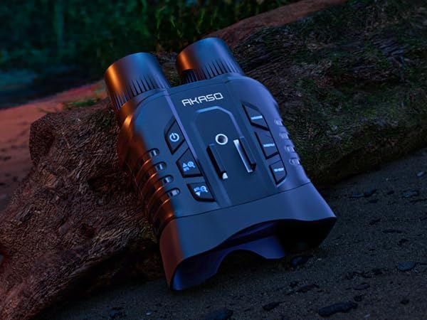 AKASO Seemor-200 Night Vision Goggles - 4K Full Color Night Vision Binoculars for Adults, App-Enabled Photo and Video Saving,AI-ISP 3280FT Viewing Range,16x Digital Zoom for Camping Hiking & Security - Image 9
