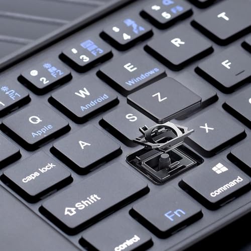 Teclado inalámbrico plegable recargable de bajo consumo portátil 3