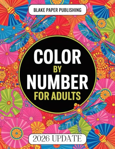 Color By Number Coloring Book for Adults: Relaxing Colour-by-Number Designs for Adults to De-stress & Unwind image 2