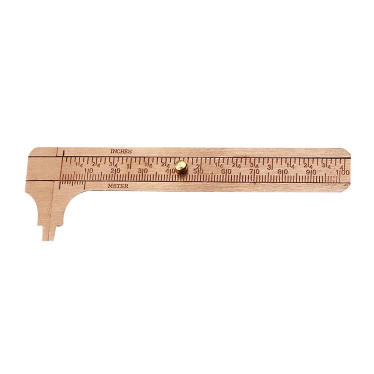 OSALADI Caliper Tool Mm Mini Double Scale Copper Non-Magnetic Brass for Jewelry and Antiques