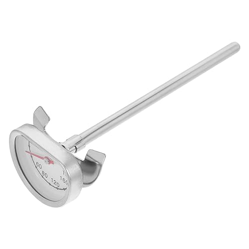 Termómetro de freír con sonda herramienta de cocción de lectura instantánea para temperatura del aceite, incluye clip para olla para uso doméstico y