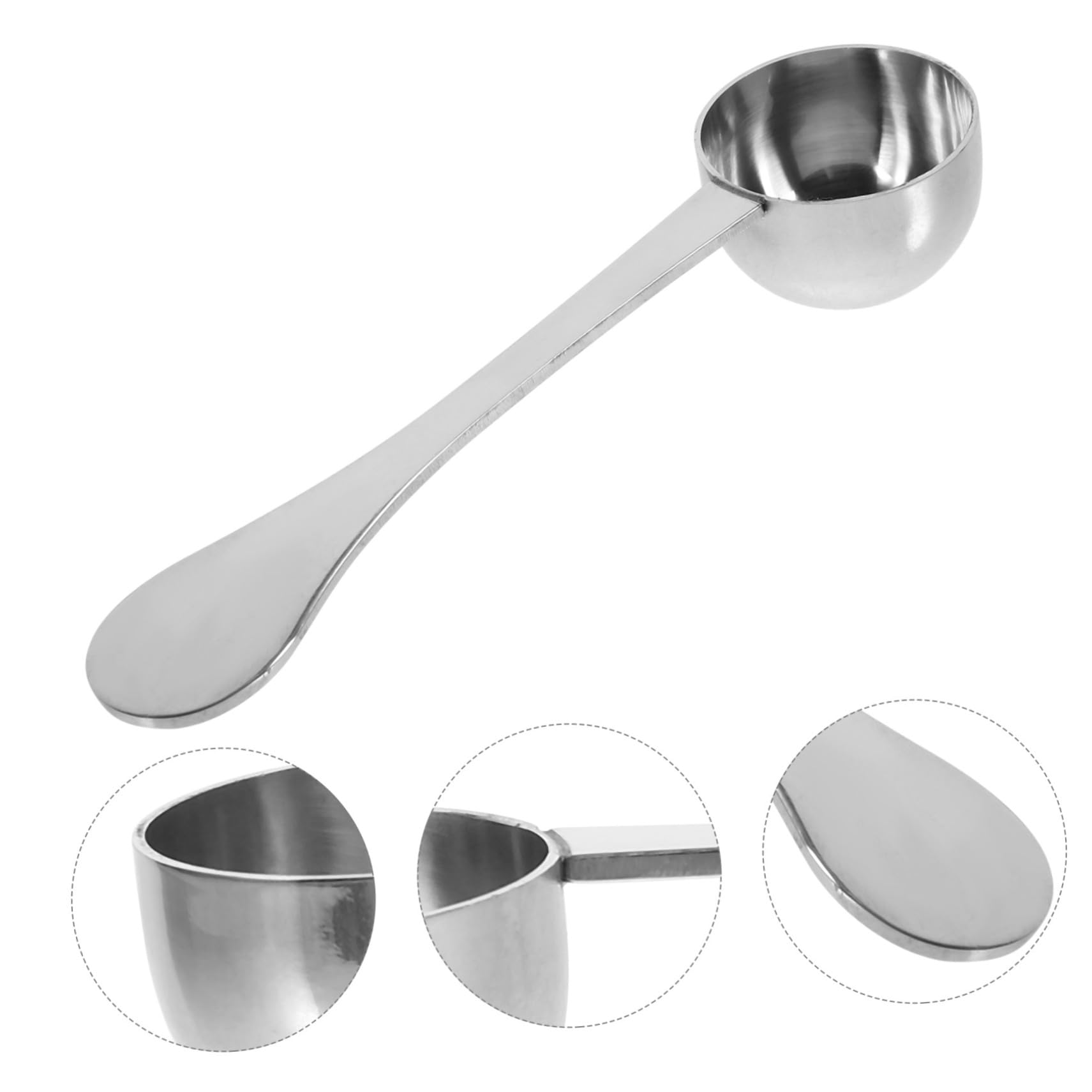 Milisten Milk Measuring Spoon Set including Long Handle 2-Pack Portable Coffee Scoop for Baking Cooking Powder Measurement Kitchen Accessories - Image 3