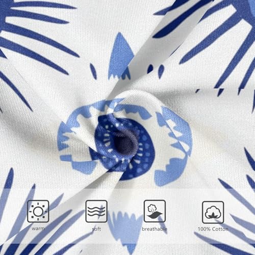 KLL abstract Evil Eye White Baby Boys Pure Cotton Underwear Briefs Breathable Undies3