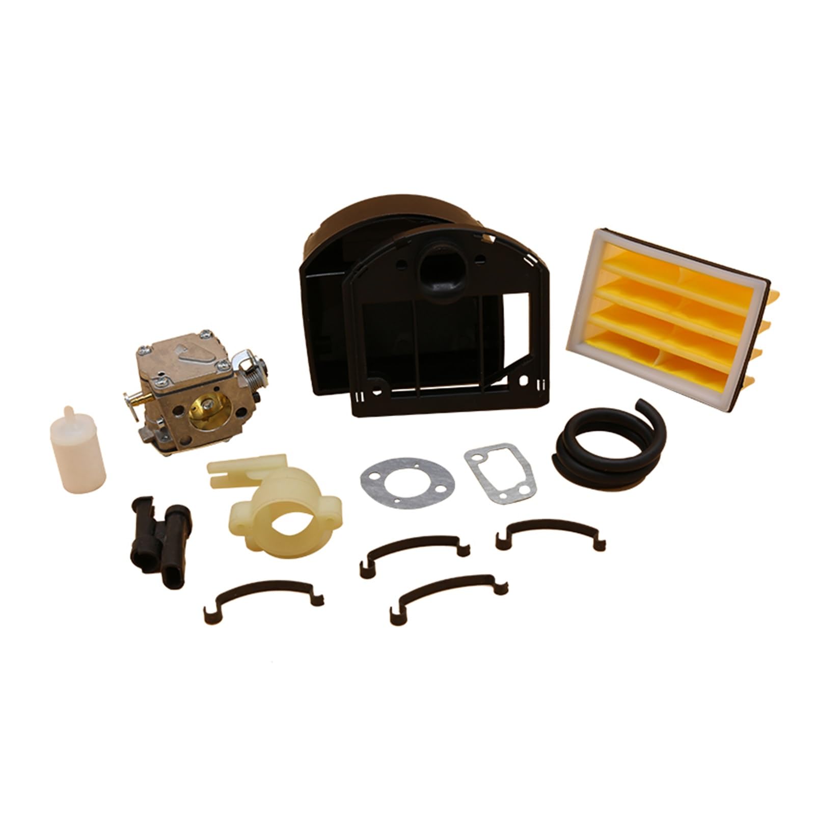 Conjunto de Junta de Manguera de Filtro de Combustible de colector de admisión de Filtro de Aire de carburador Apto for Husqvarna 268 272 XP Piezas de Motosierra de Gasolina de jardín
