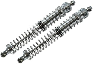 GPM FOR AXIAL 1/10 4WD RBX10 RYFT AXI03005 ALUMINUM REAR SPRING DAMPERS (145MM) -2PC SET (silver)