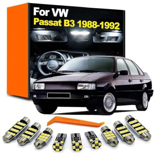 Adiós a la luz tenue: kit LED interior de 12 piezas para VW Passat B3 Variant y Sedan