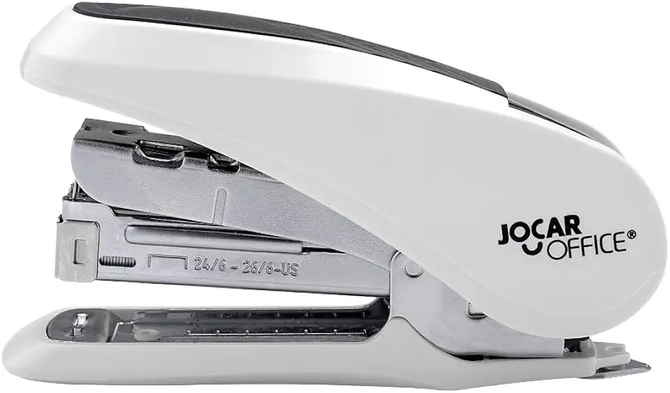 GRAMPEADOR METAL MENOS ESFORÇO OFF-WHITE P/ 30 FOLHAS - CAIXA C/ 1 UND JOCAR OFFICE