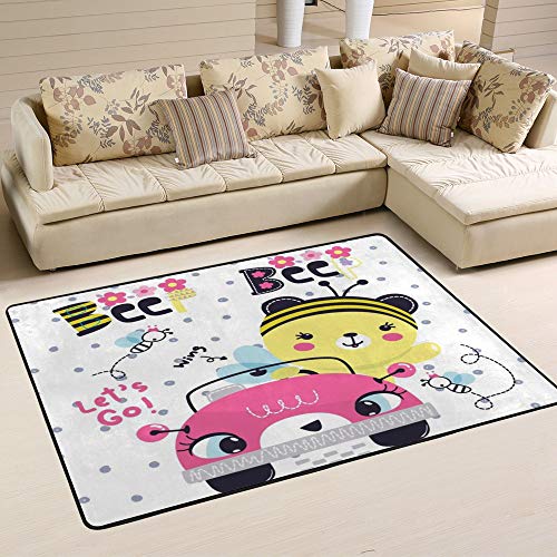 Tapis lavable RuChen grand modèle en velours pour isoler le sol du salon