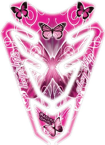 Almost Universal, Rascal Grafik Universal Tank Pad Puzz series Pink Sexy Fly