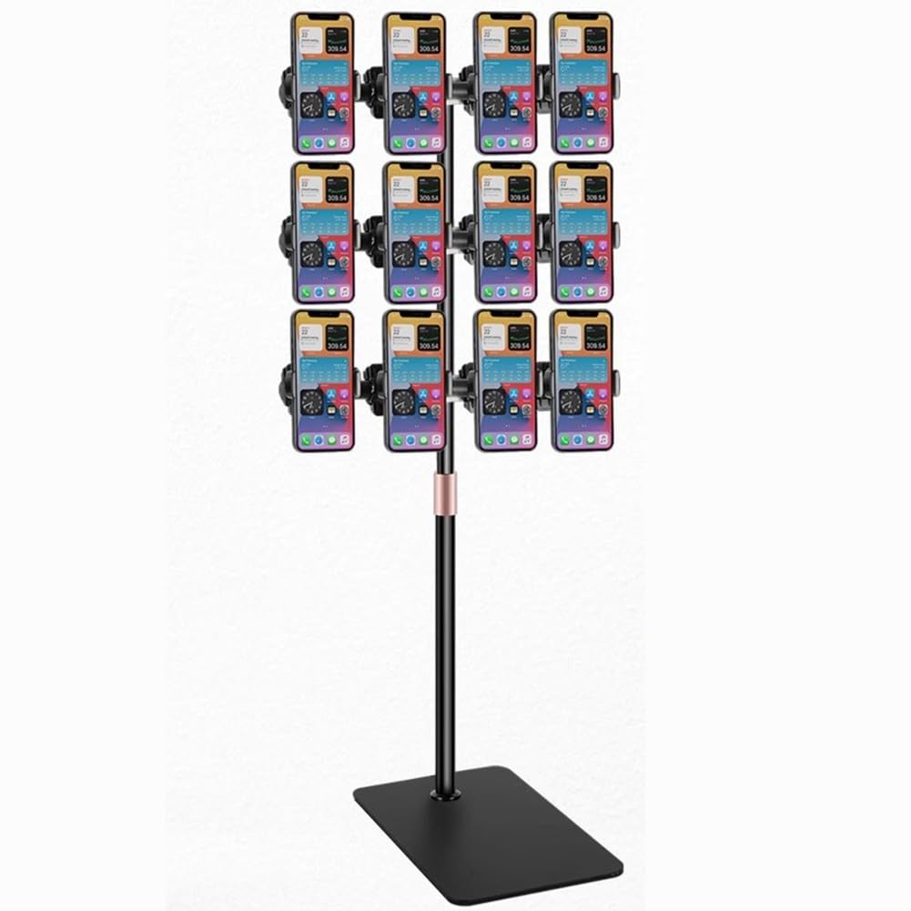 Soporte para teléfono celular para selfies y grabación, base estable para ver, cocinar, hacer ejercicio y hacer vlogs