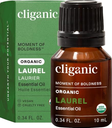 Image of Cliganic Organic Laurel Essential Oil