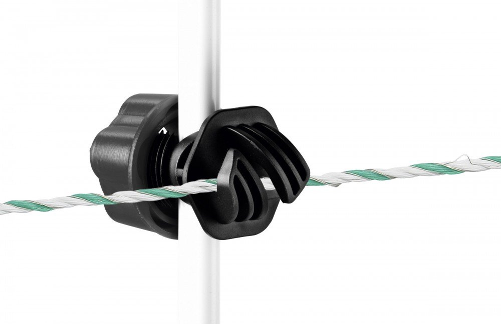 Kerbl 50 Stück Schraubisolator Vario Plus für Litze Draht Seil Weidezaun äußerst robust
