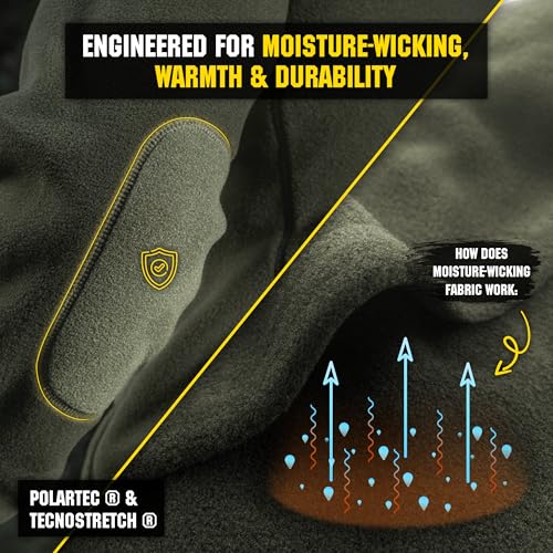 Image of M-Tac Nord Polartec 200 Fleece Jacket for Men - Military Style Sweatshirt Tactical Full Zip Warm Sweater