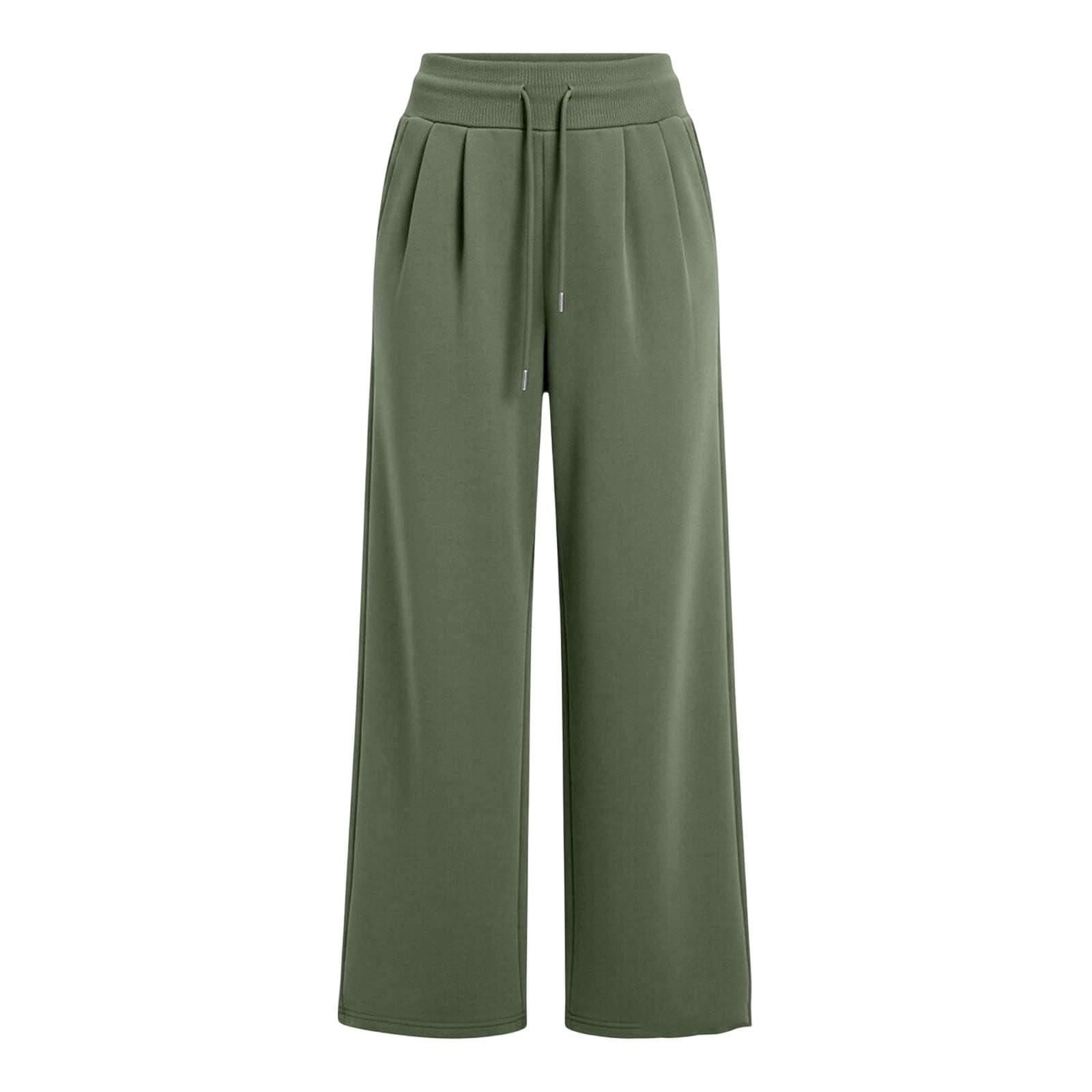 Pantaloni Sportivi Donna Pantaloni Baggy con Tasche Morbidi e Comodi Pantalone Jogger in Cotone Larghi e Leggeri Pant Lunghi Tinta Unita Pantalone Tuta con Coulisse per Allenamento Jogging Fitness