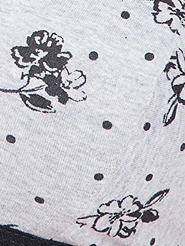 Image of Clovia Women's Cotton Rich Non-Padded Non-Wired Floral & Polka Print Bra