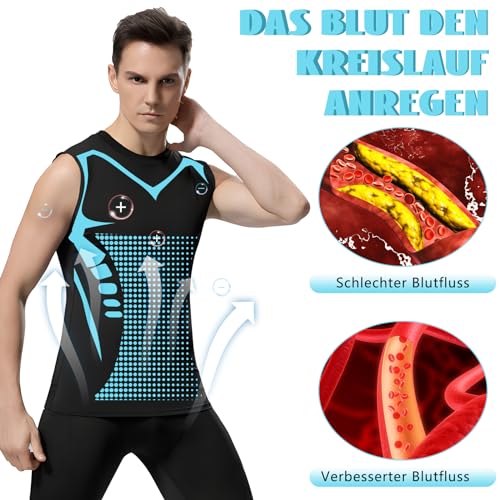 Ionic Shaping Vest, 2 stuks Ionic Shaping Vest voor heren, comfortabel en ademend ijszijdeweefsel voor mannen voor het opbouwen van een lichaam - Image 5