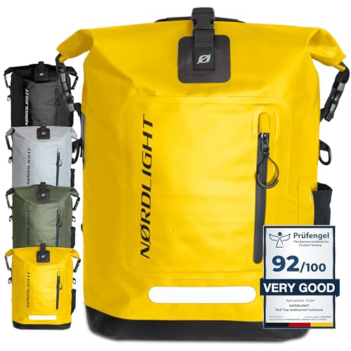 Nordlight Zaino Roll Top 25L, Giallo