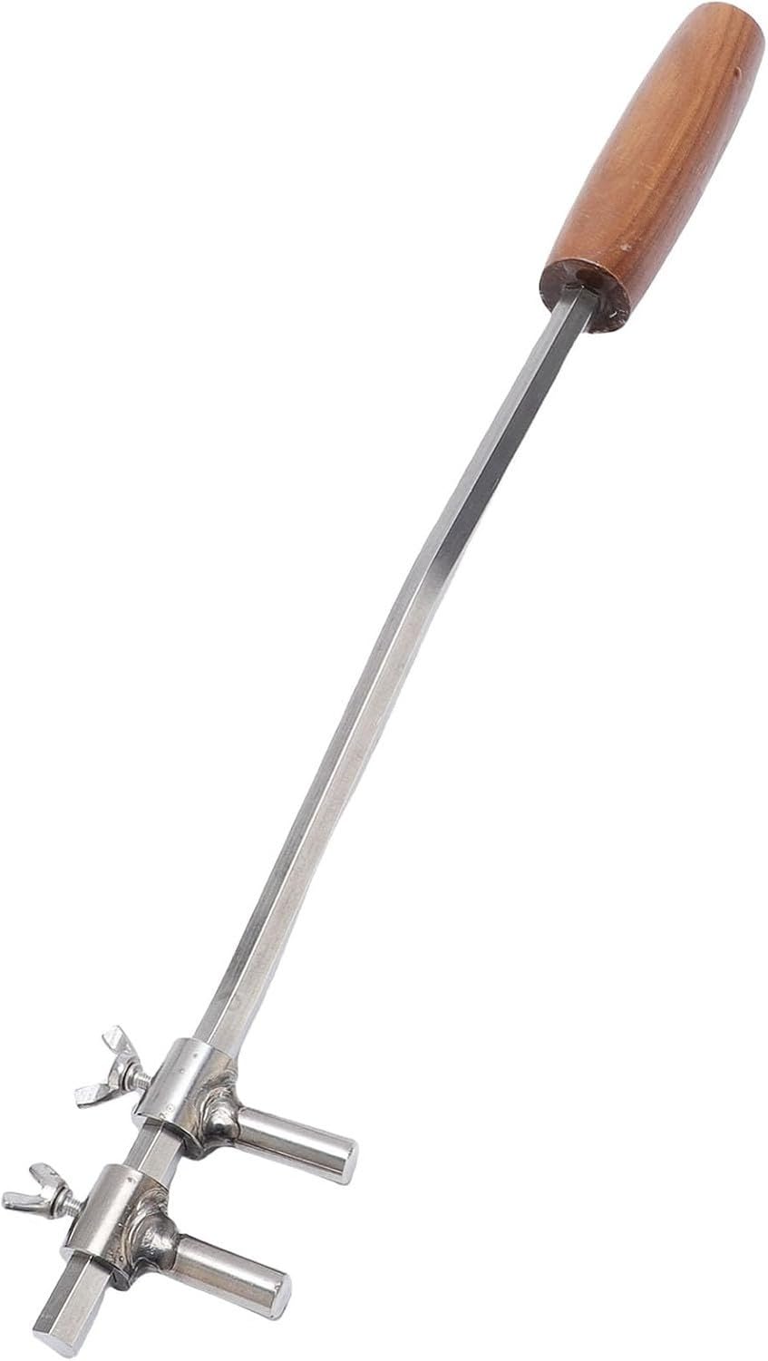 Bonsai Branch Bender 42.5cm/16.7in Stainless Steel Tool for Shaping - Adjustable Styling Wrench with Wood Handle for Gardening Enthusiasts And Professionals
