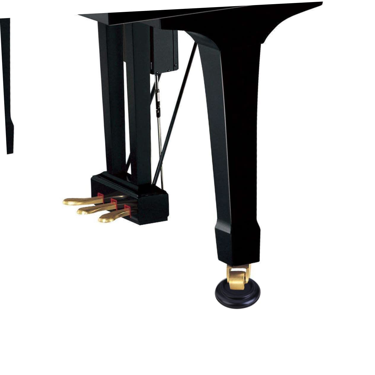 FAVOMOTO Piano Mats for Upright Pianos 8pcs Non-slip Foot Pads High-temperature Resistant Anti-noise Floor